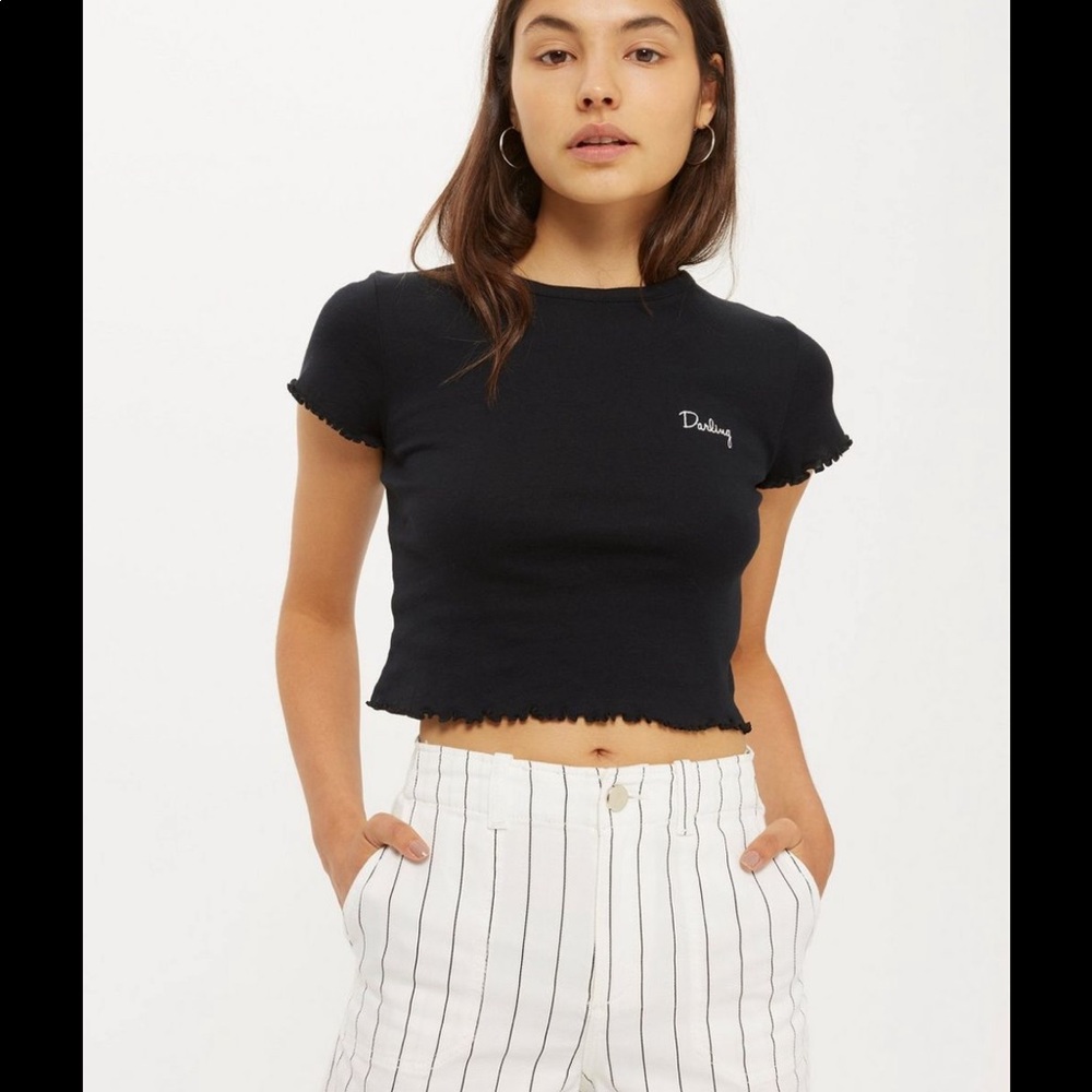 TOPSHOP darling crop top 🤍